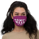 Load image into Gallery viewer, Premium face mask Dark Pink
